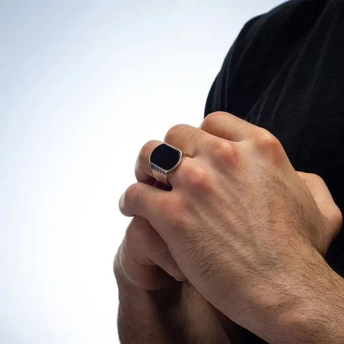 CLASSIC BLACK ONYX TURKISH RING