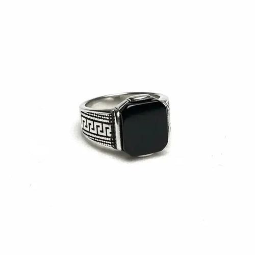 Nabest Stainless Onyx Black Gemstone Ring