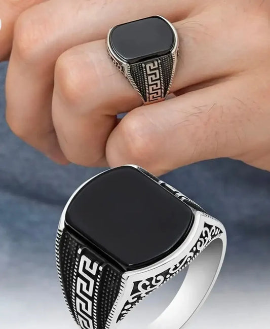 GREEK BLACK TURKISH RING