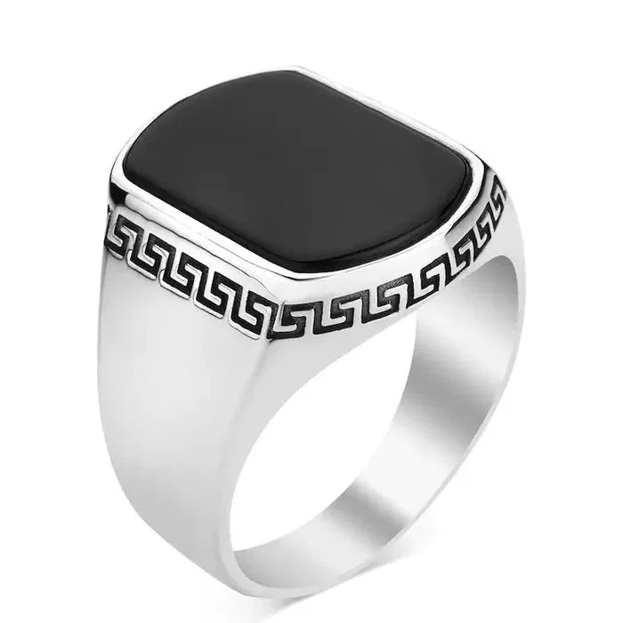 CLASSIC BLACK ONYX TURKISH RING