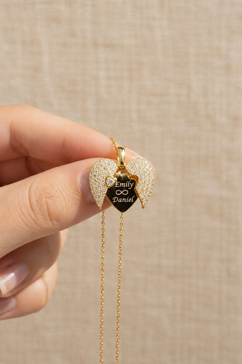 Personalized Soulmate Heart Pendant