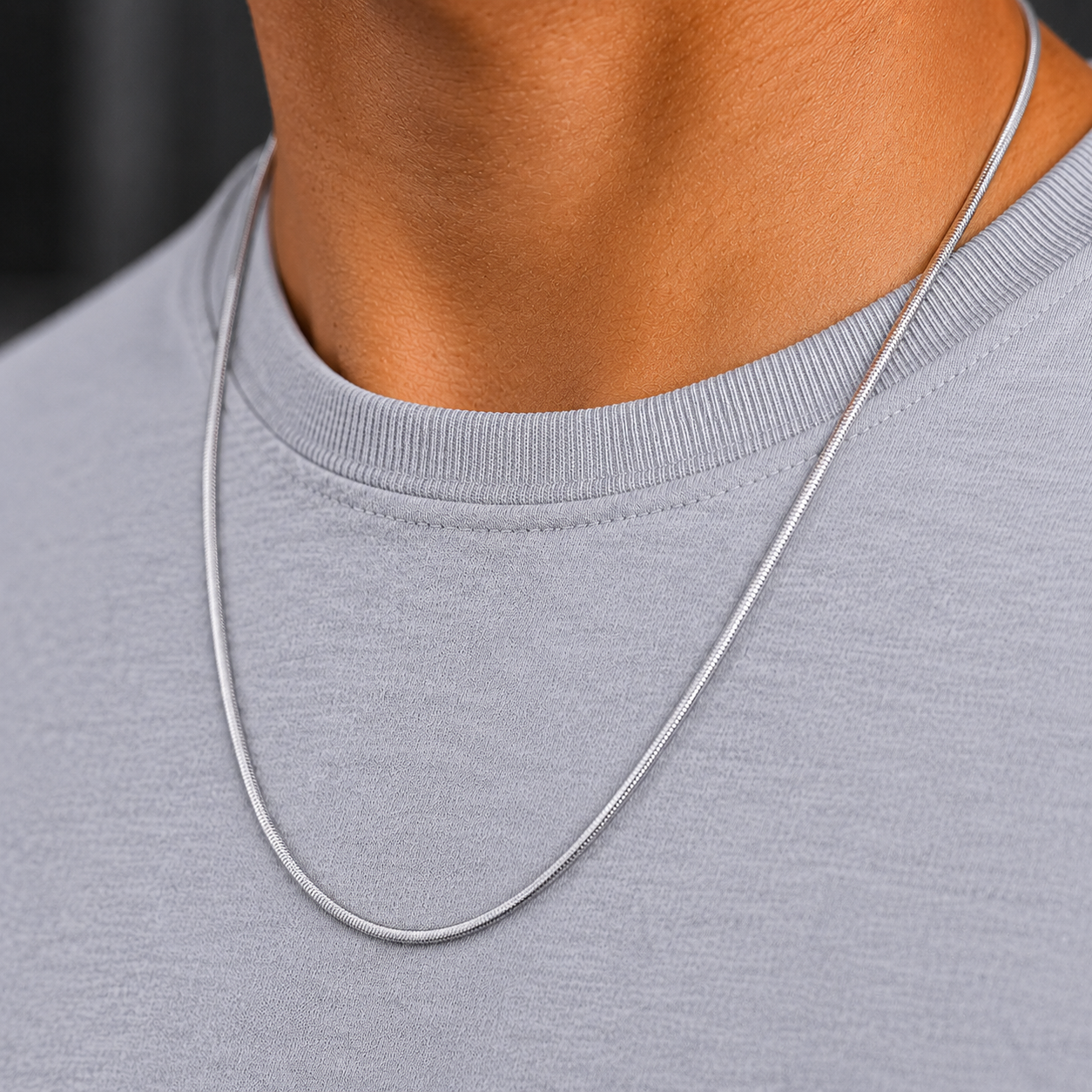 SILVER SNAKE CHAIN