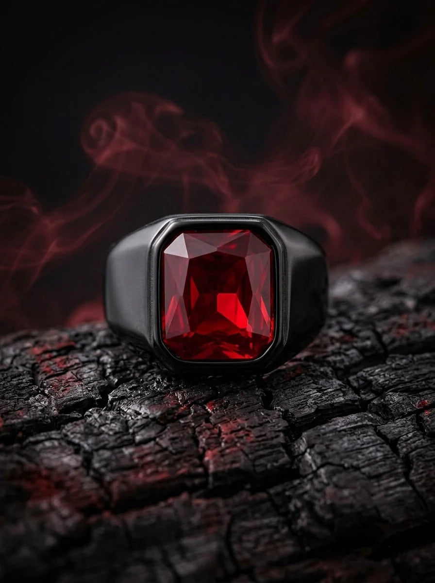 Ancient Greek - Red Turkish Ring