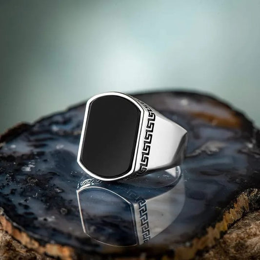 CLASSIC BLACK ONYX TURKISH RING