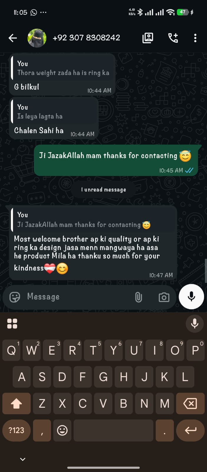 Customer review