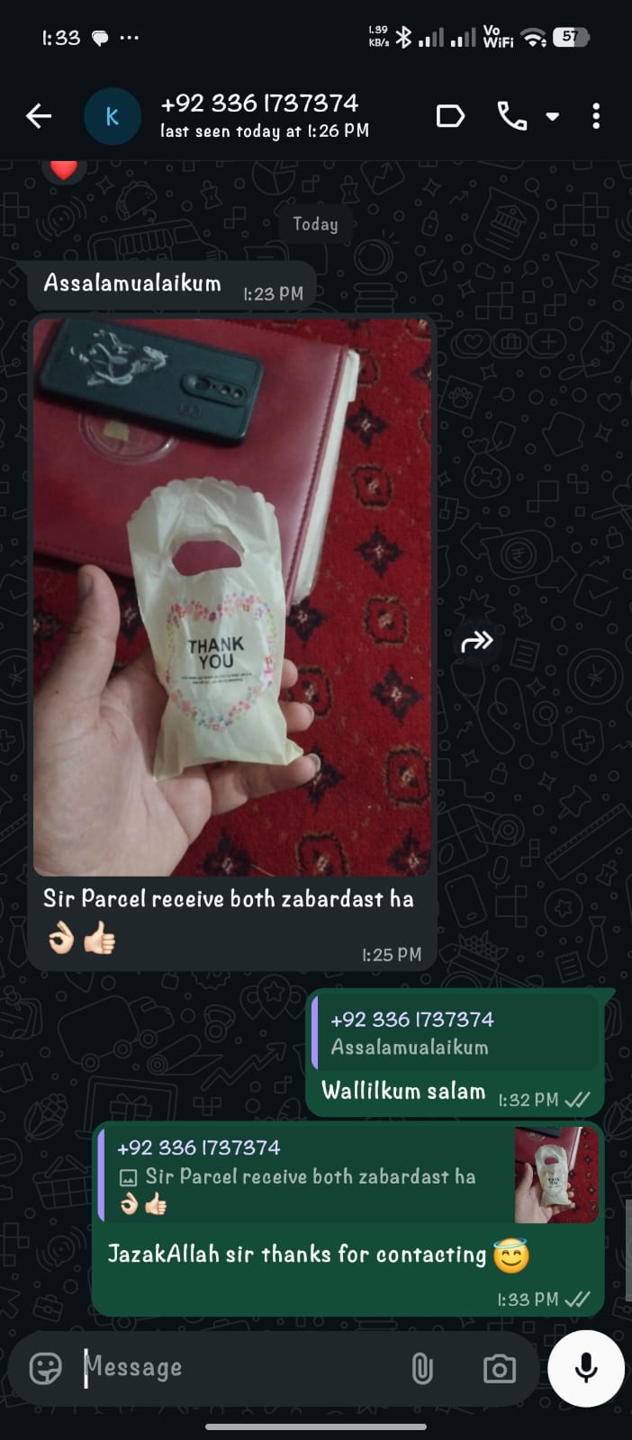 Customer review