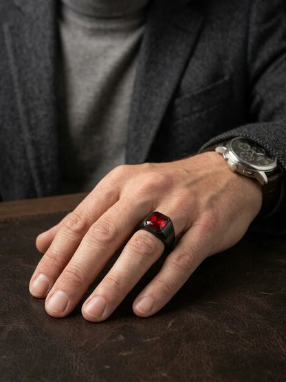 Ancient Greek - Red Turkish Ring