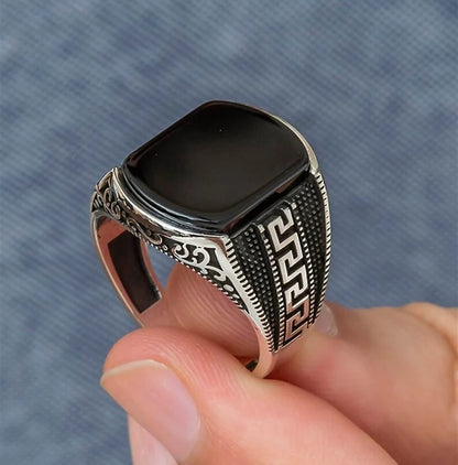 GREEK BLACK TURKISH RING
