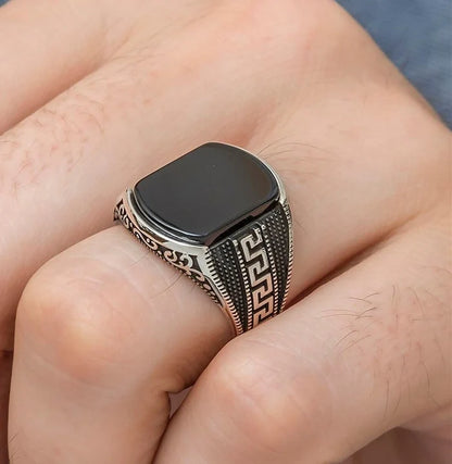 GREEK BLACK TURKISH RING