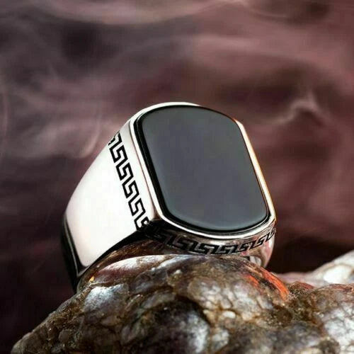 CLASSIC BLACK ONYX TURKISH RING